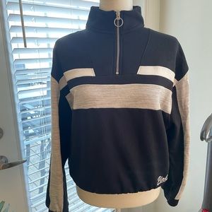 PINK - front zip sweatshirt